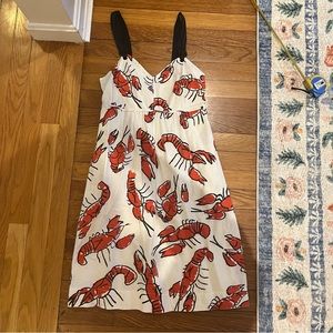 Anthropologie lobster dress